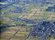 豊郷町の航空写真